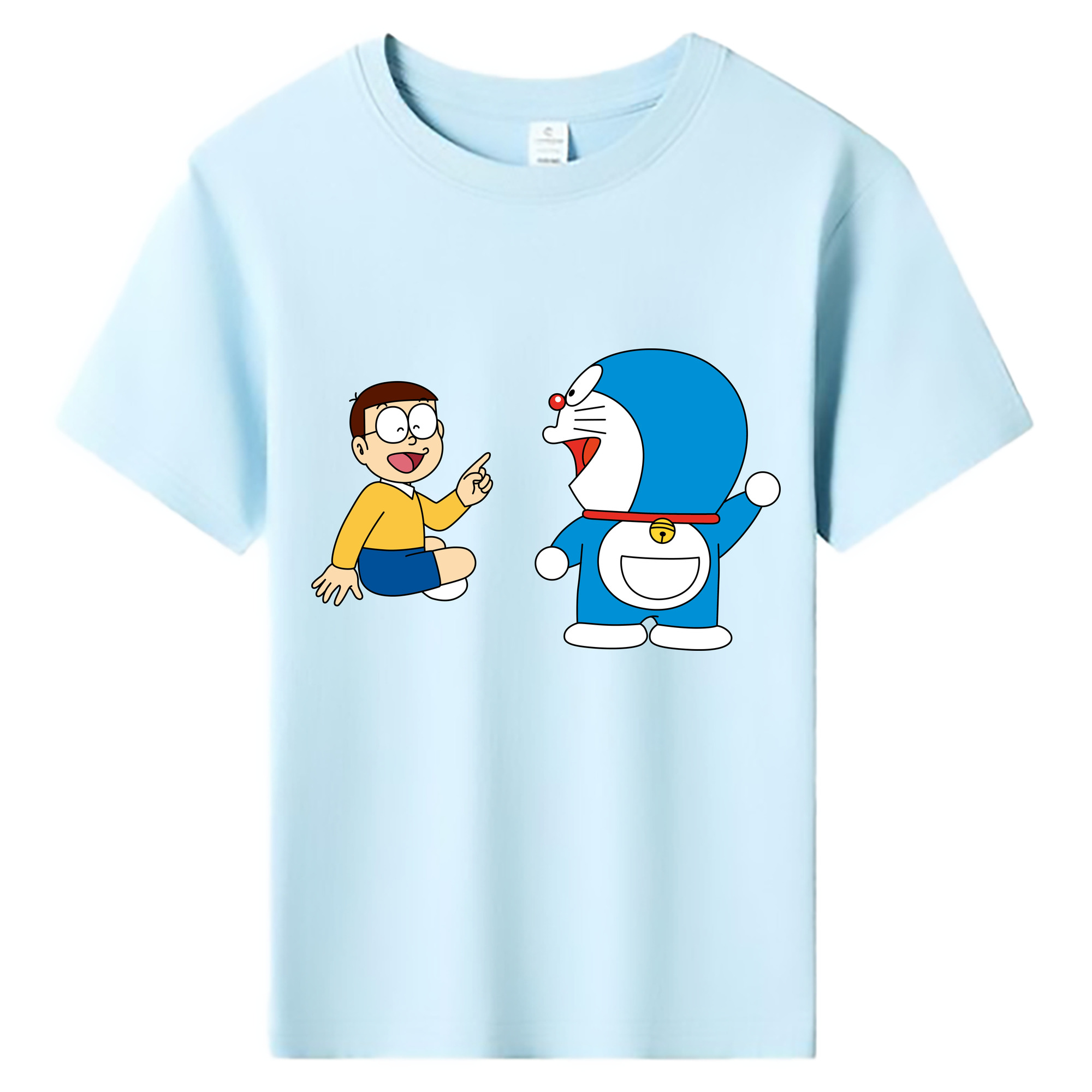 （画像用） ドラえもん Doraemon 綿100％キッズTシャツ（フロントプリント）